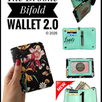 Brooke Bifold Wallet 2.0 PDF Sewing Pattern (Includes SVGs, and Video!)