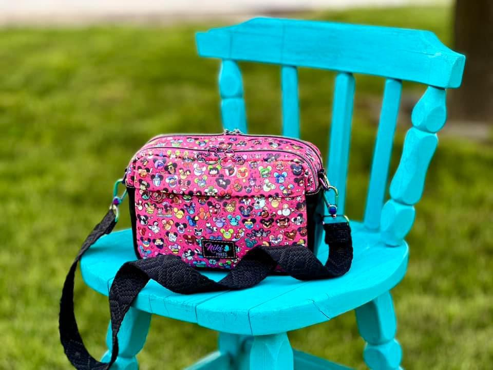 Rae Dual Zip Crossbody PDF Sewing Pattern (includes SVGs, A0 File, Projector File and Video!)