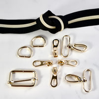 Rae Dual Zip Crossbody Bag Hardware Kit (Emporium Threads)