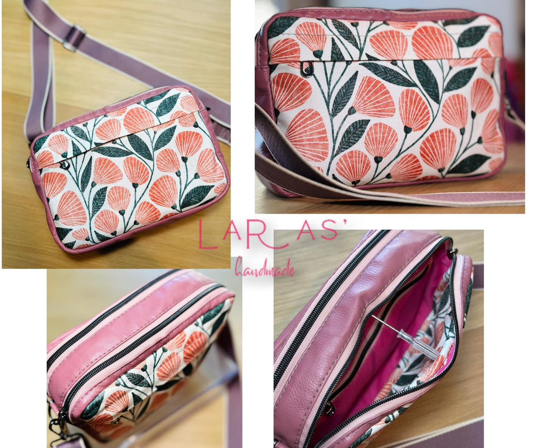 Rae Dual Zip Crossbody PDF Sewing Pattern (includes SVGs, A0 File, Projector File and Video!)