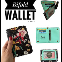 Brooke Bifold Wallet PDF Sewing Pattern (Includes SVGs, and Video!)
