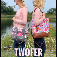 Twofer Tote PDF Sewing Pattern (includes an A0 File, Projector File and Video!)