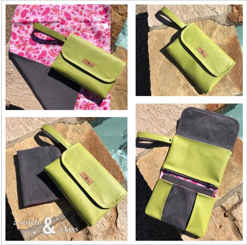 Cleanup Clutch PAPER PATTERN (includes video!)