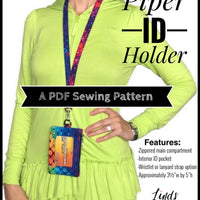 Piper ID Holder PDF Sewing Pattern (includes SVGs, A0 File and Video!)