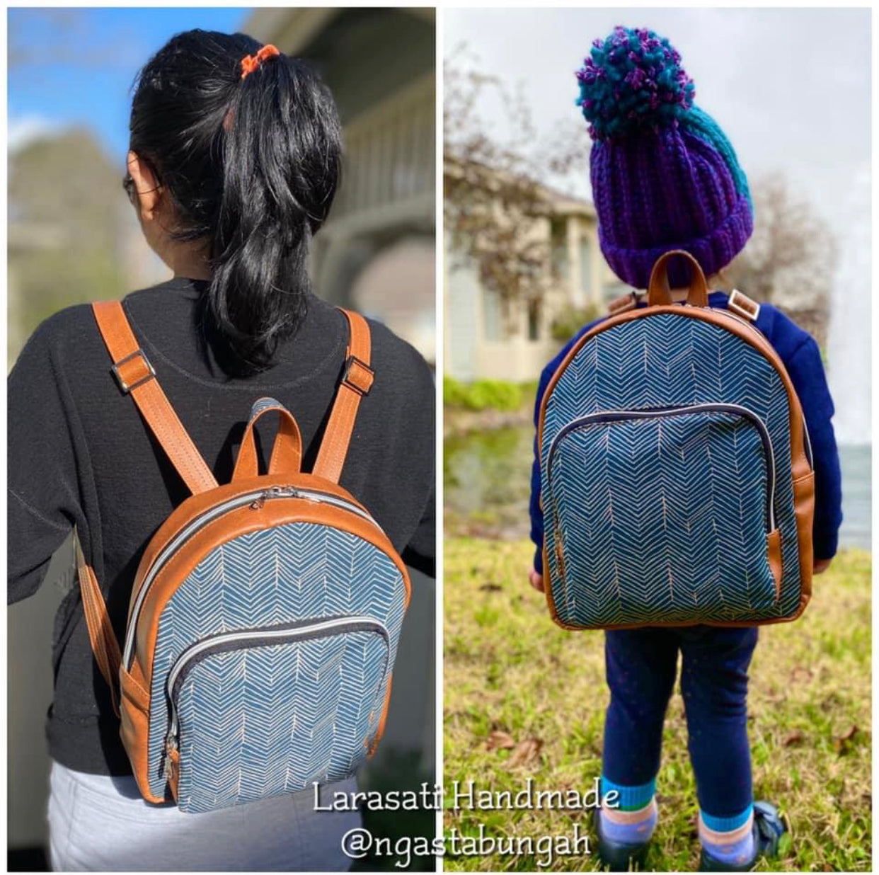 jansport backpack sewing pattern Paper "The Adventurer Backpack" Pattern (A5 Paper Patte R.j.A.f. MAKES LindSport Mini Backpack PDF Sewing