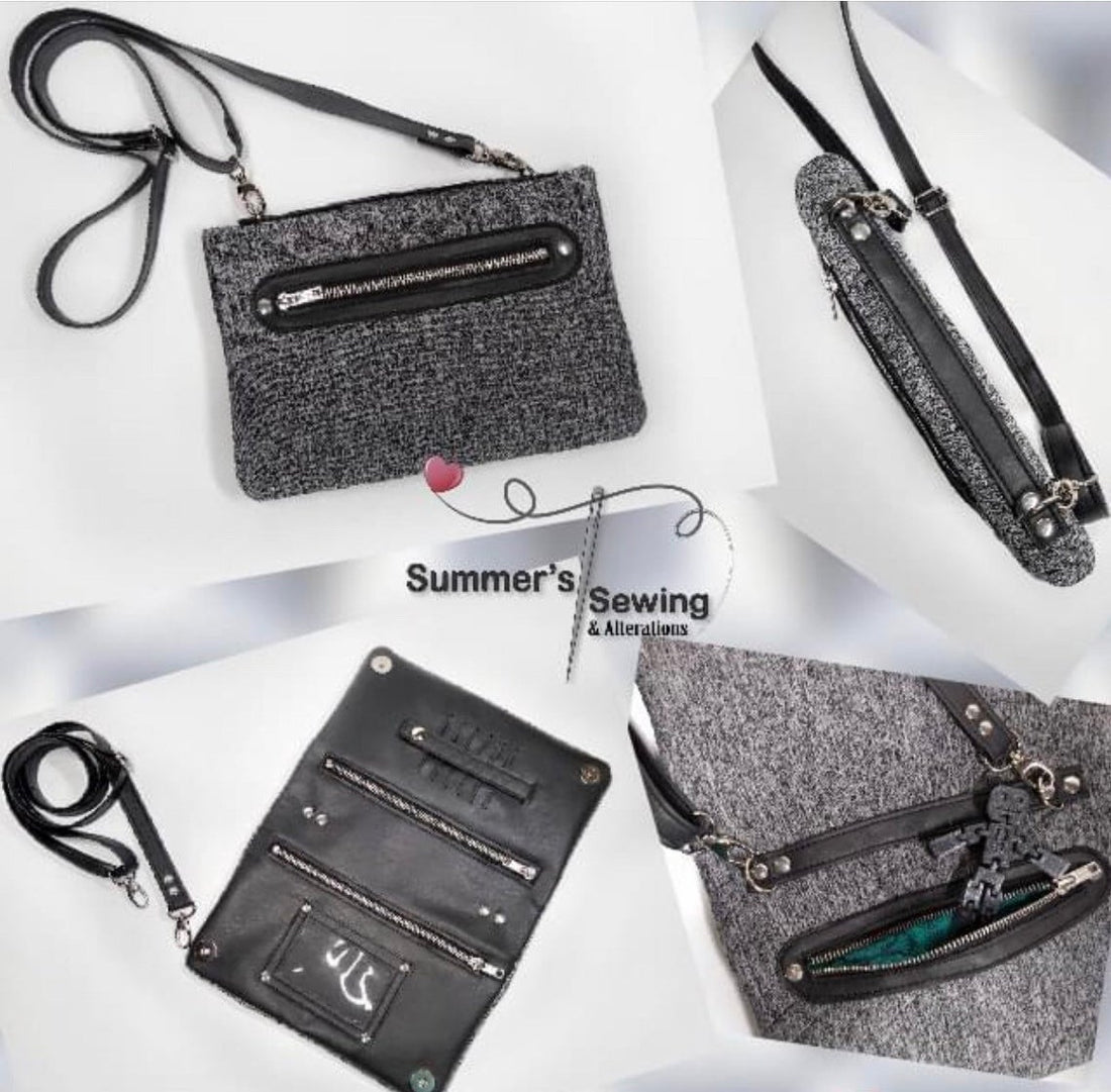 Bend and Snap Clutch PDF Sewing Pattern (includes SVGs, A0 File, Projector Files and Video!)