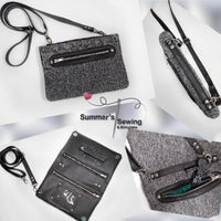 Bend and Snap Clutch PDF Sewing Pattern (includes SVGs, A0 File, Projector Files and Video!)