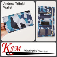 Andrew Trifold Wallet PAPER PATTERN (includes video!)