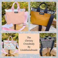 Christy Crossbody PDF Sewing Pattern (includes SVGs, A0 File, Projector File and Video!)