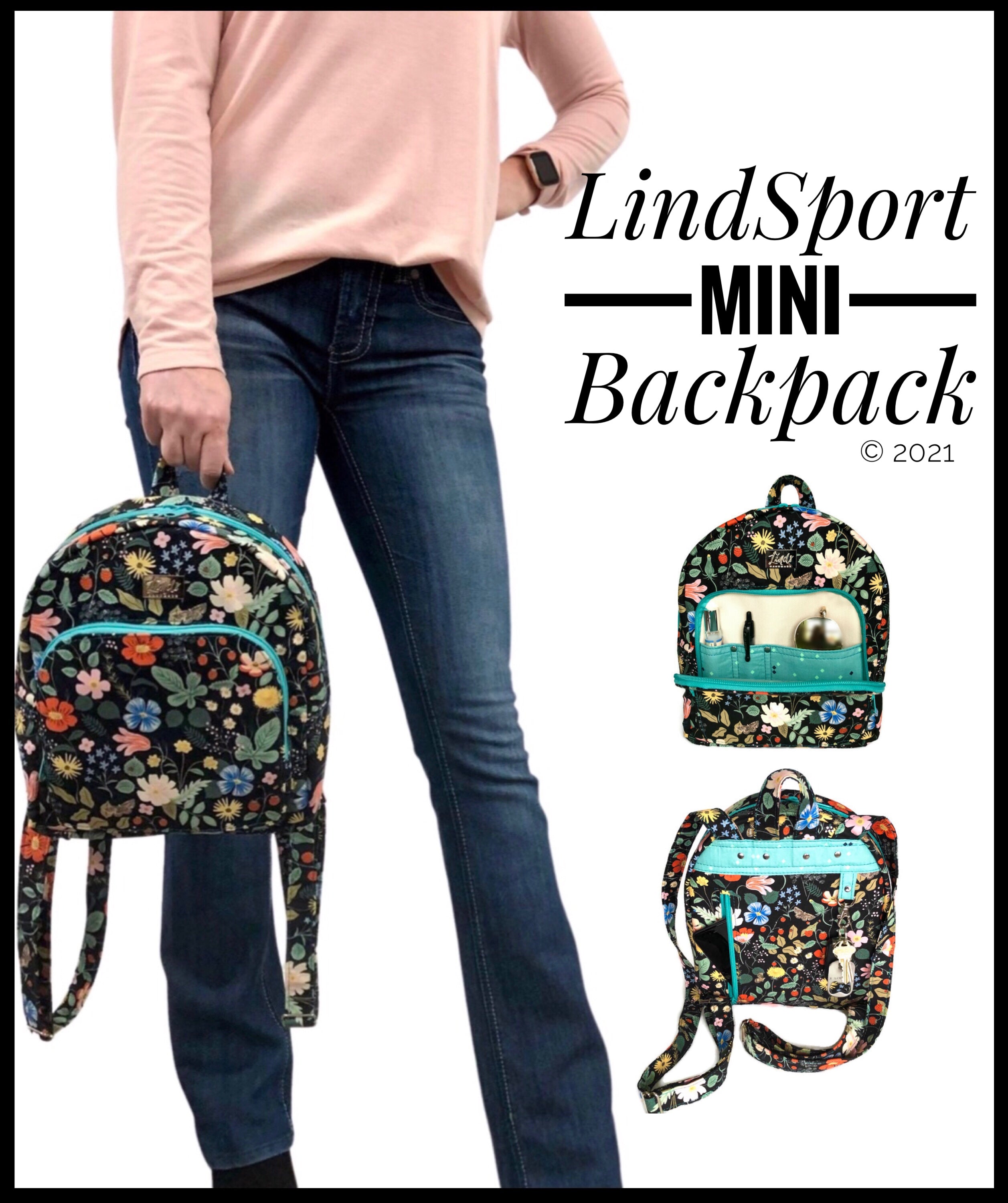 goodordering mini backpack LindSport Mini Backpack PAPER PATTERN (includes video!) – Linds Handmade Designs