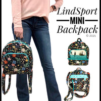 LindSport Mini Backpack PAPER PATTERN (includes video!)