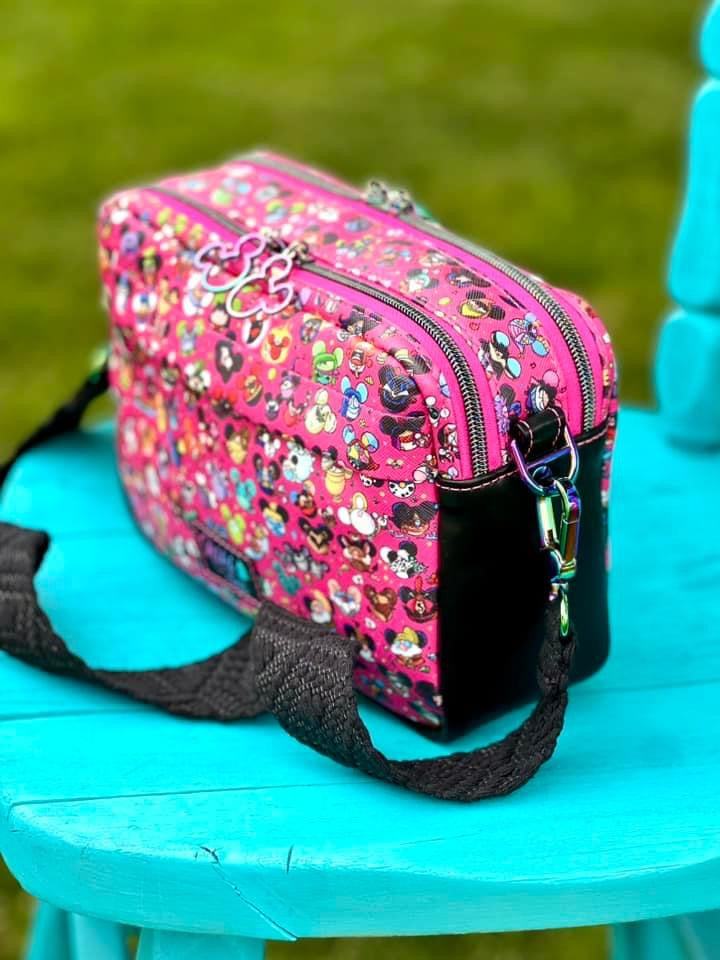 Rae Dual Zip Crossbody PDF sewing pattern (includes SVGs, projector file, and video!)