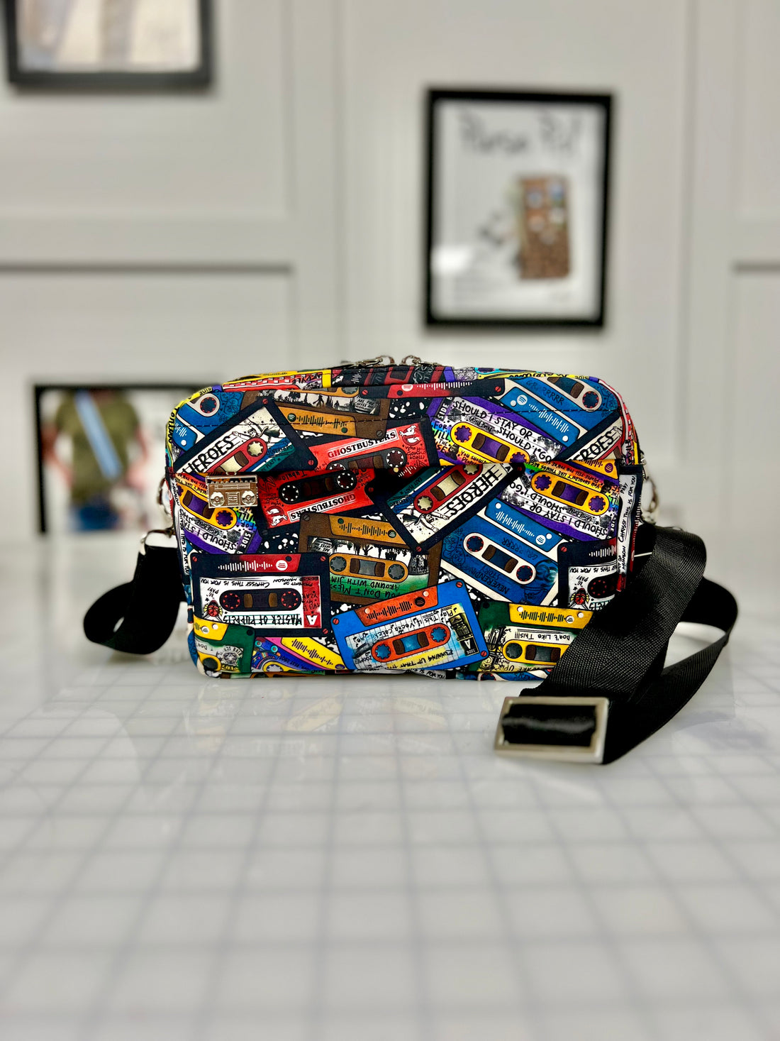 Rae Dual Zip Crossbody PDF sewing pattern (includes SVGs, projector file, and video!)