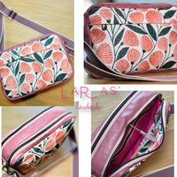 Rae Dual Zip Crossbody PDF sewing pattern (includes SVGs, projector file, and video!)