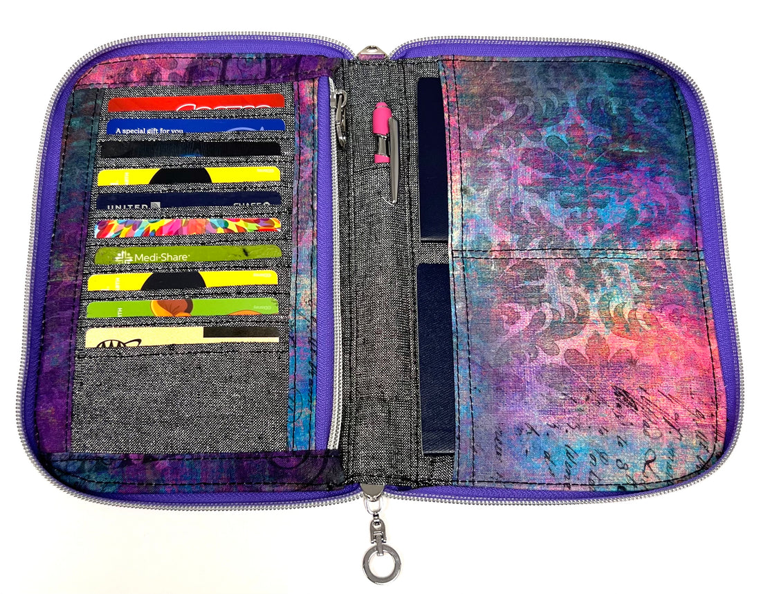 Julie Jetsetter Wallet PDF Sewing Pattern (includes SVGs, Projector File and Video!)