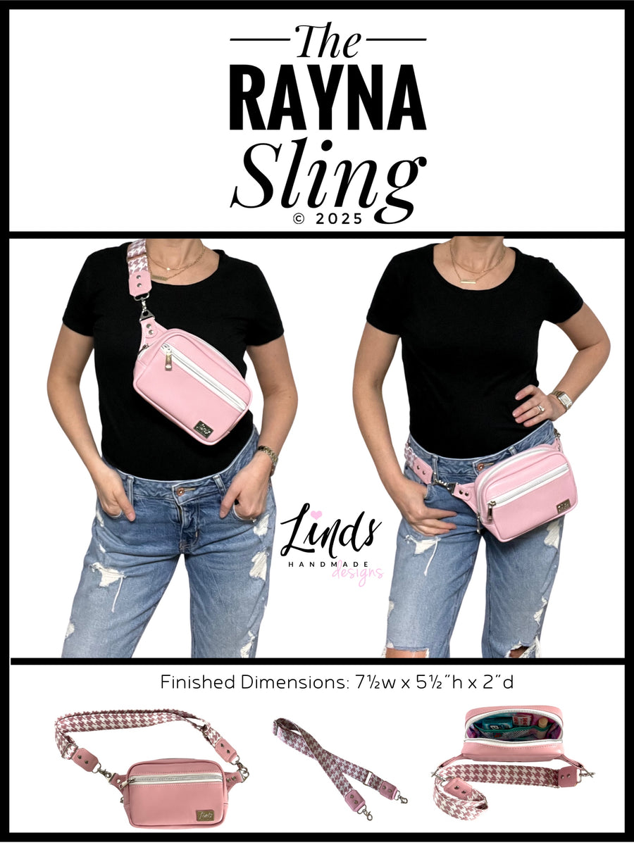Rayna Sling PDF sewing pattern (includes SVGs, projector file, and video!)