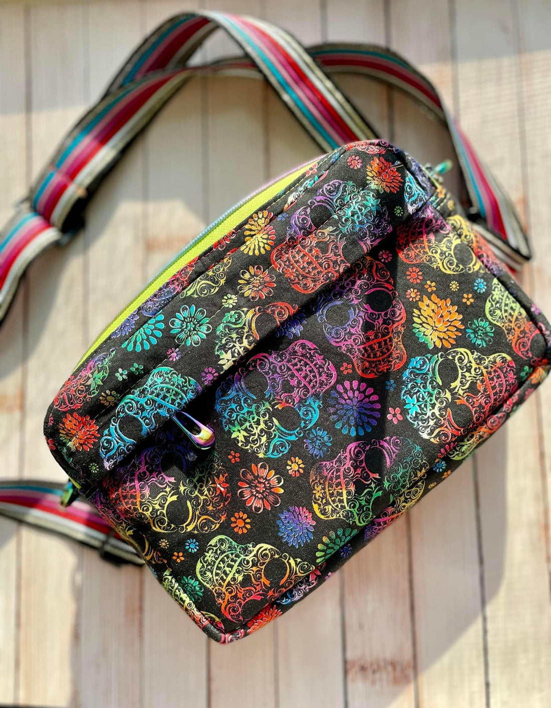 Rae Dual Zip Crossbody PDF sewing pattern (includes SVGs, projector file, and video!)