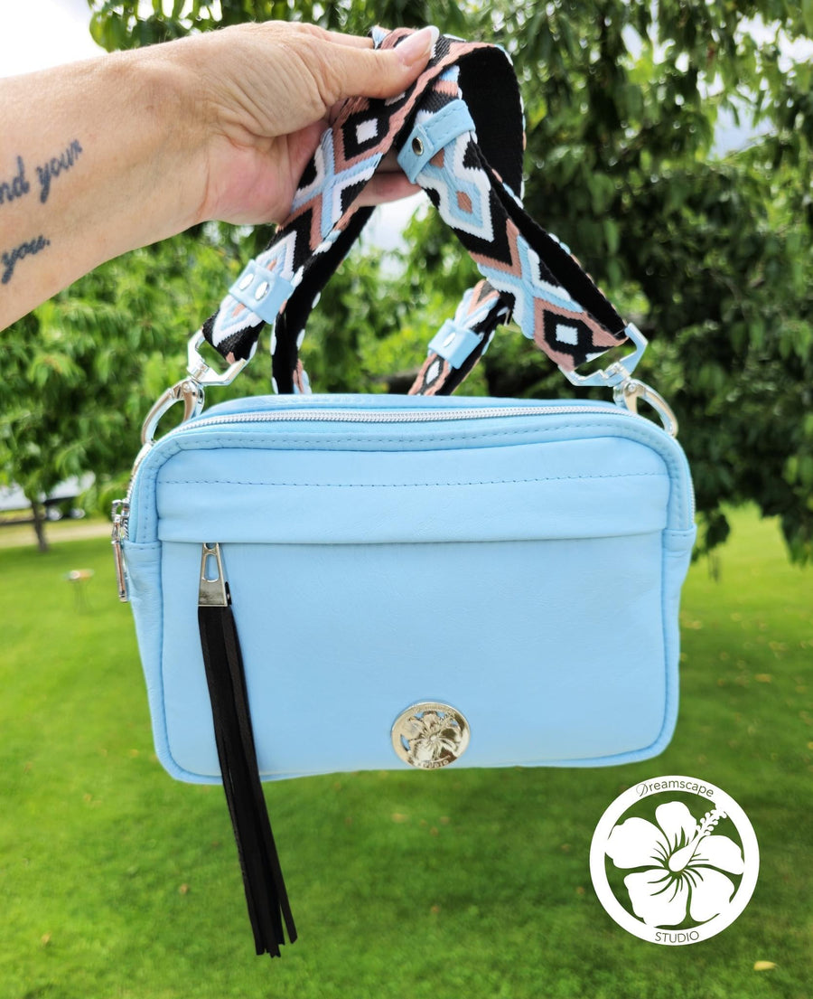 Rae Dual Zip Crossbody PDF sewing pattern (includes SVGs, projector file, and video!)