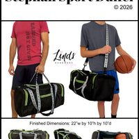 Stephan Sport Duffel PDF Sewing Pattern (Includes an A0 File, Projector File and Video!)