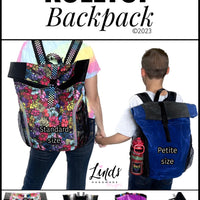 Rick Rolltop Backpack PDF Sewing Pattern (Includes an A0 File, Projector File, and Video!)