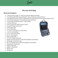 Cory Tech Sling PDF Sewing Pattern (Includes an A0 File, Projector File and Video!)