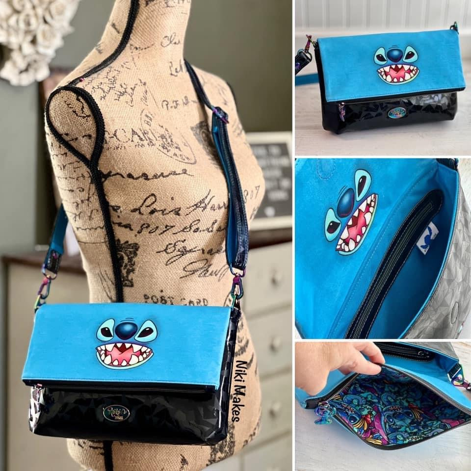 Kitty Rose Purse- zippered hobo bag sewing pattern