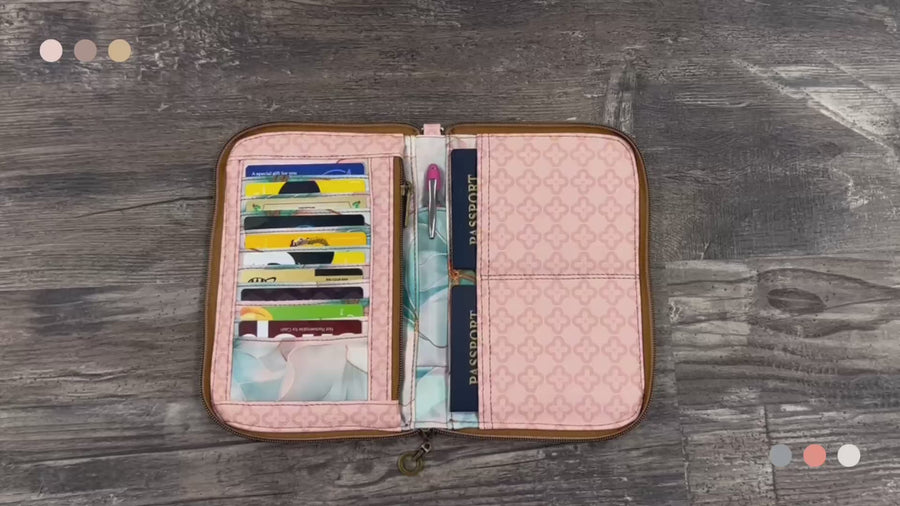 Julie Jetsetter Wallet PDF Sewing Pattern (includes SVGs, Projector File and Video!)