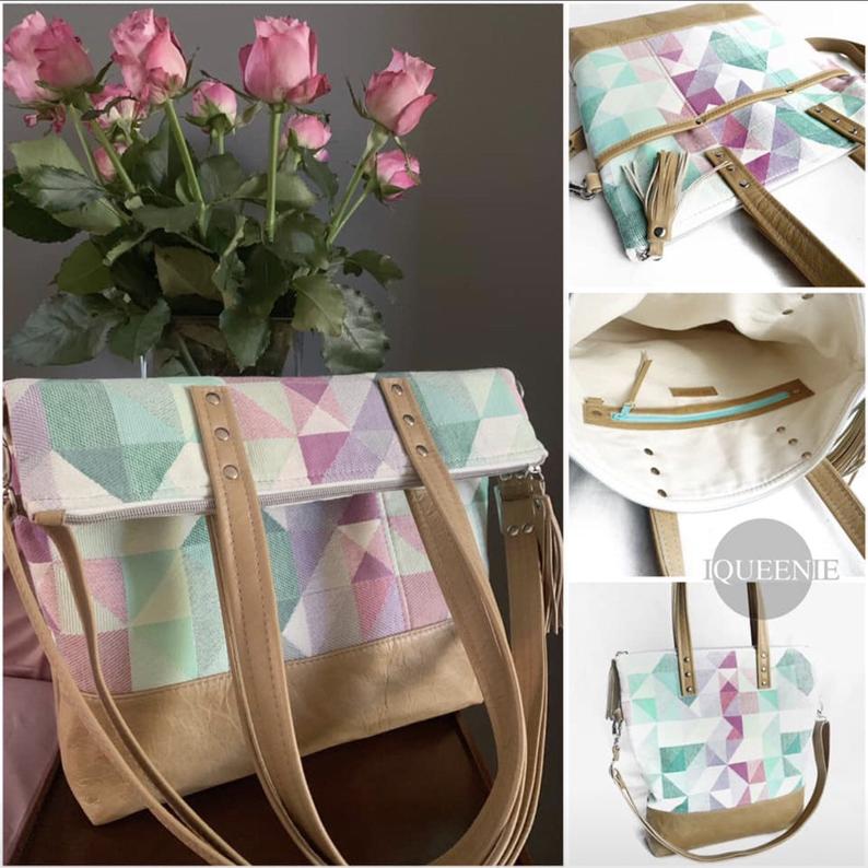 Twofer Tote PDF Sewing Pattern (includes A0 Files and video!)