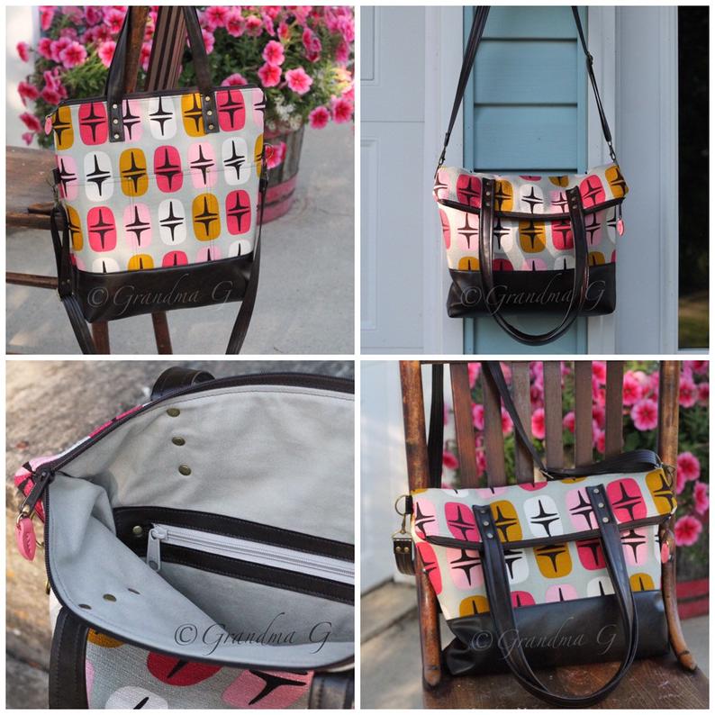 Twofer Tote PDF Sewing Pattern (includes A0 Files and video!)