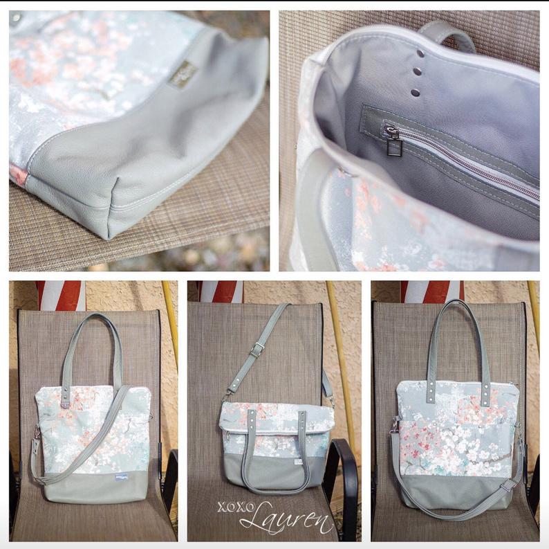 Twofer Tote PDF Sewing Pattern (includes A0 Files and video!)