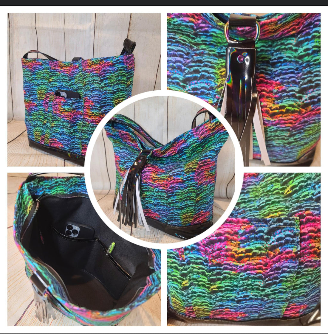 Leslie's Art and Sew: Rainbow Bag