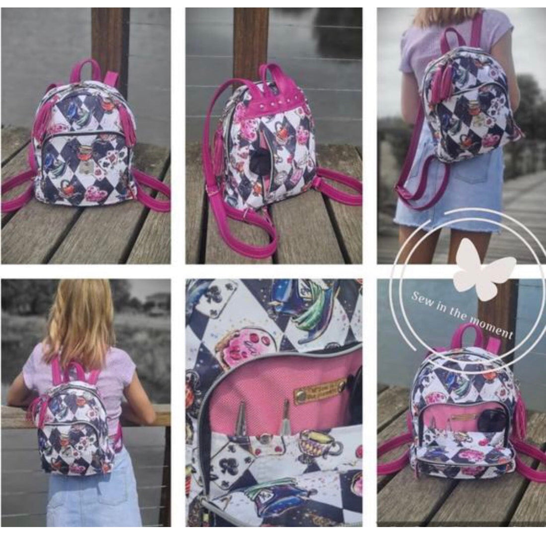LindSport Mini Backpack PAPER PATTERN (includes video!) – Linds Handmade Designs