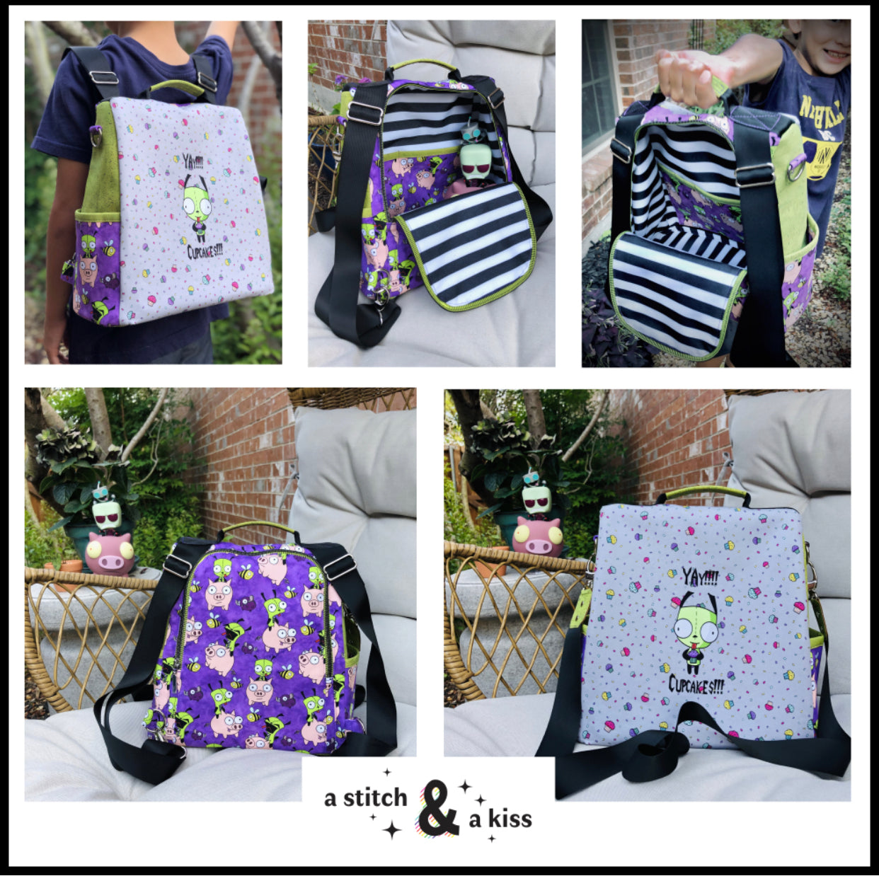 Guardian Anti theft Backpack PAPER PATTERN includes Video Linds guardian-anti-theft-backpack-paper-pattern-includes-video-linds