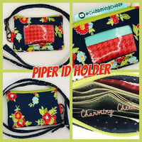 Piper ID Holder PDF Sewing Pattern (includes SVGs and video!)