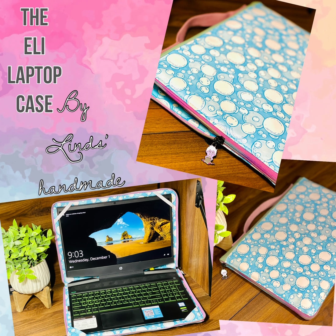 Eli Laptop Case PDF sewing pattern (includes a video!)