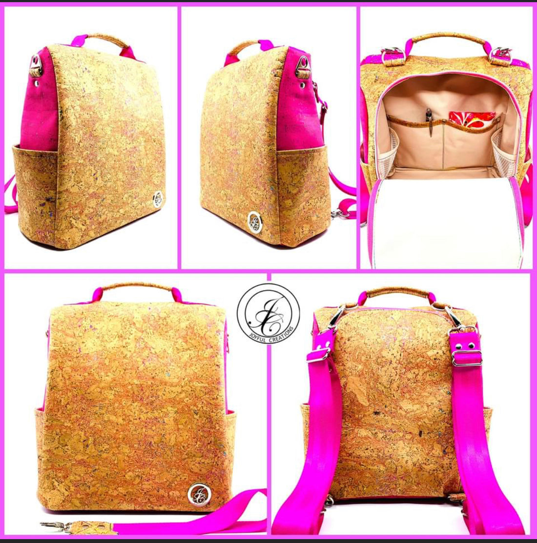 Small Backpack Anti Theft Leather, Sparkle Leather Backpack