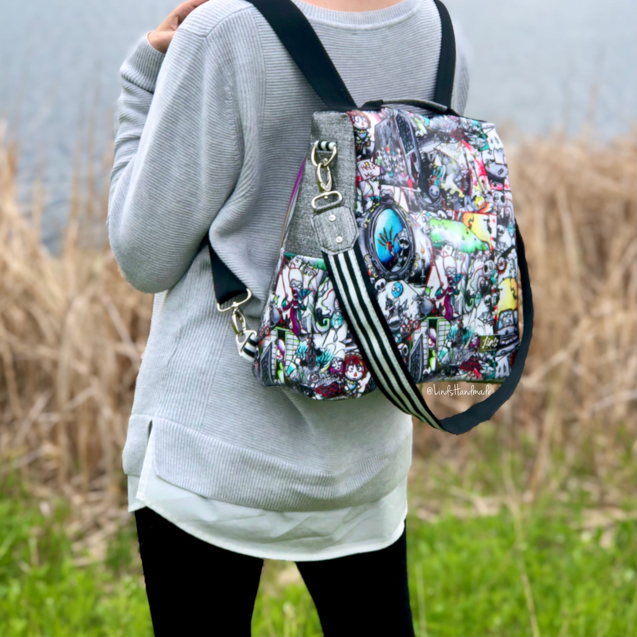 Guardian Anti theft Backpack PAPER PATTERN includes Video Linds guardian-anti-theft-backpack-paper-pattern-includes-video-linds
