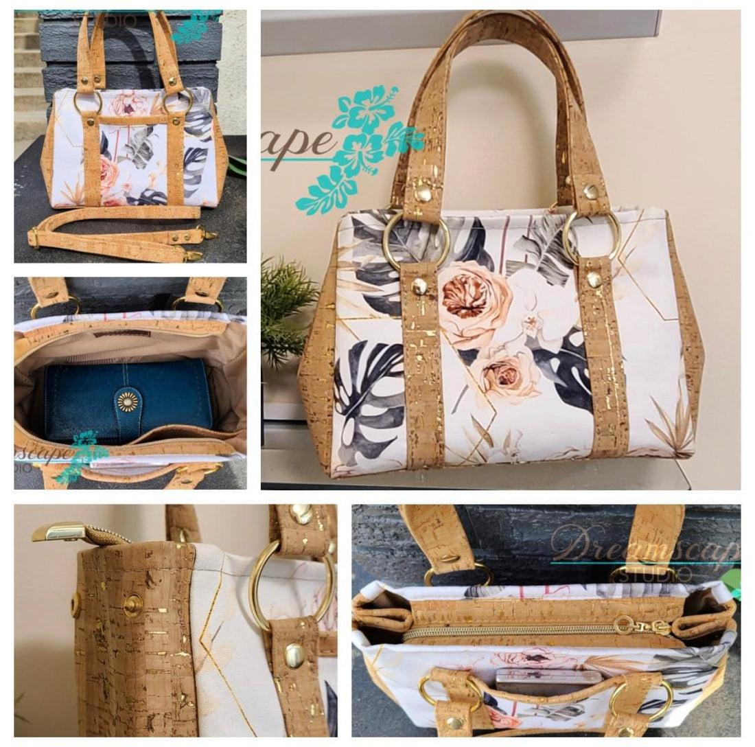 Monroe Handbag PDF Sewing Pattern (includes a video!)