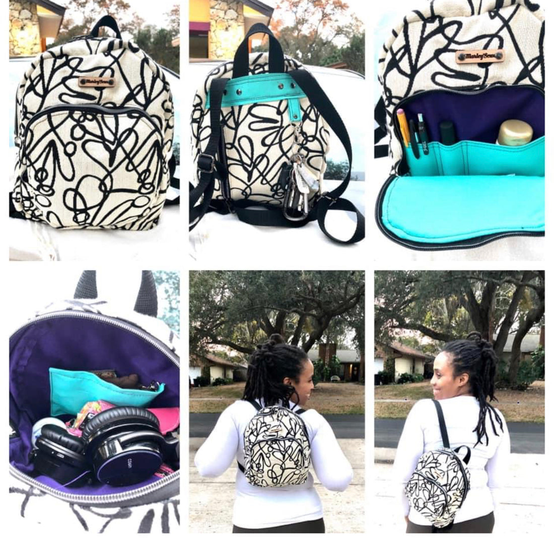 LindSport Mini Backpack PDF Sewing Pattern (includes a video!)