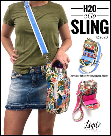 H20 2GO Sling PDF Sewing Pattern (includes SVGs, A0 Files and video!)