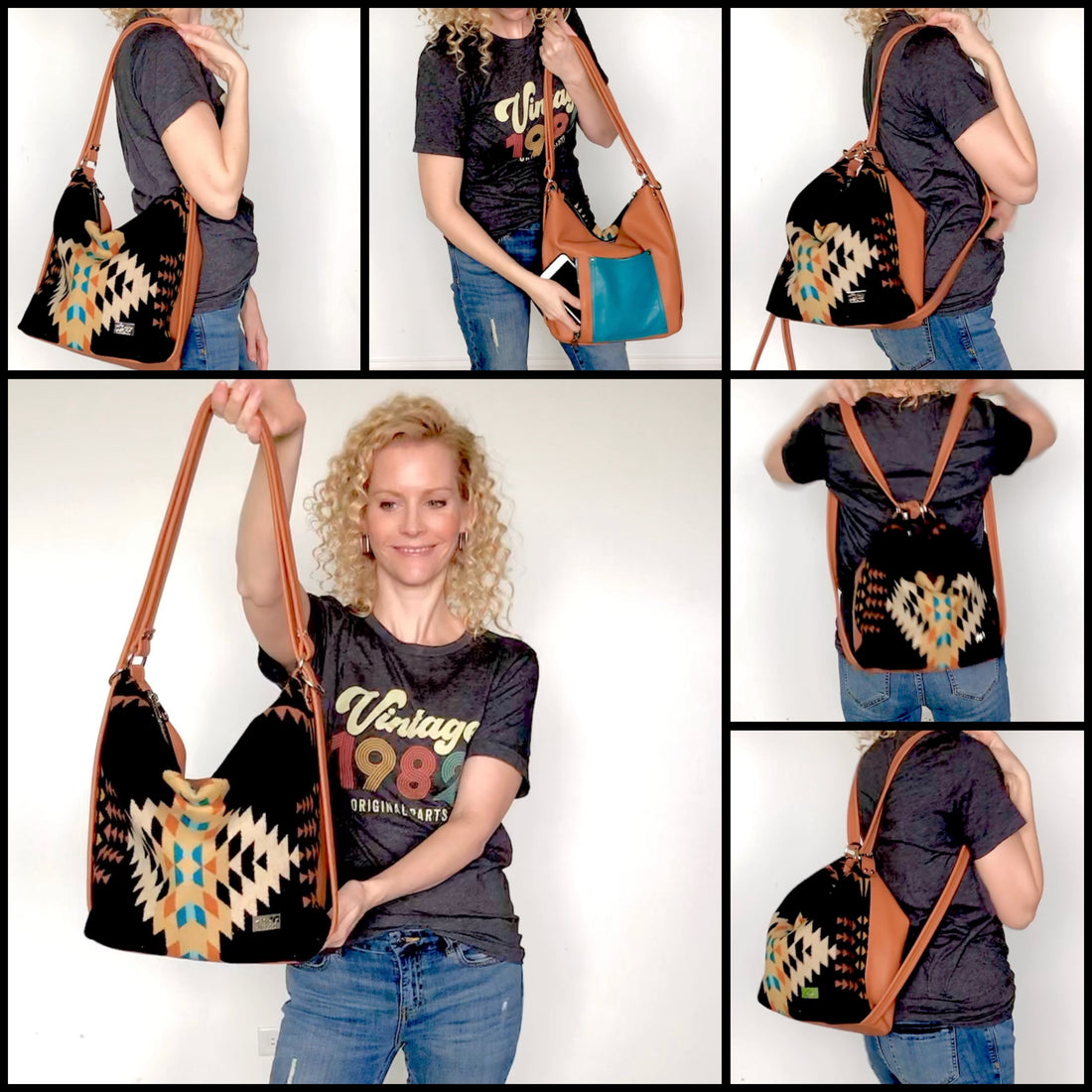 Easy DIY Boho Sling Bag/Crossbody Bag/Hippie Bag/Shoulder Bag
