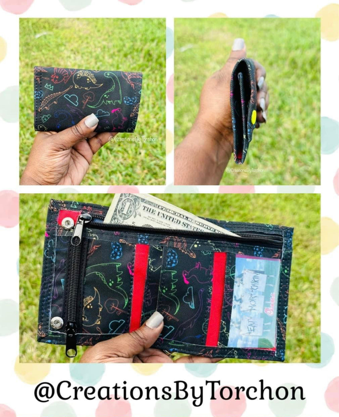 Andrew Trifold Wallet PDF Sewing Pattern (includes SVGs, A0, Projector Files and video!)