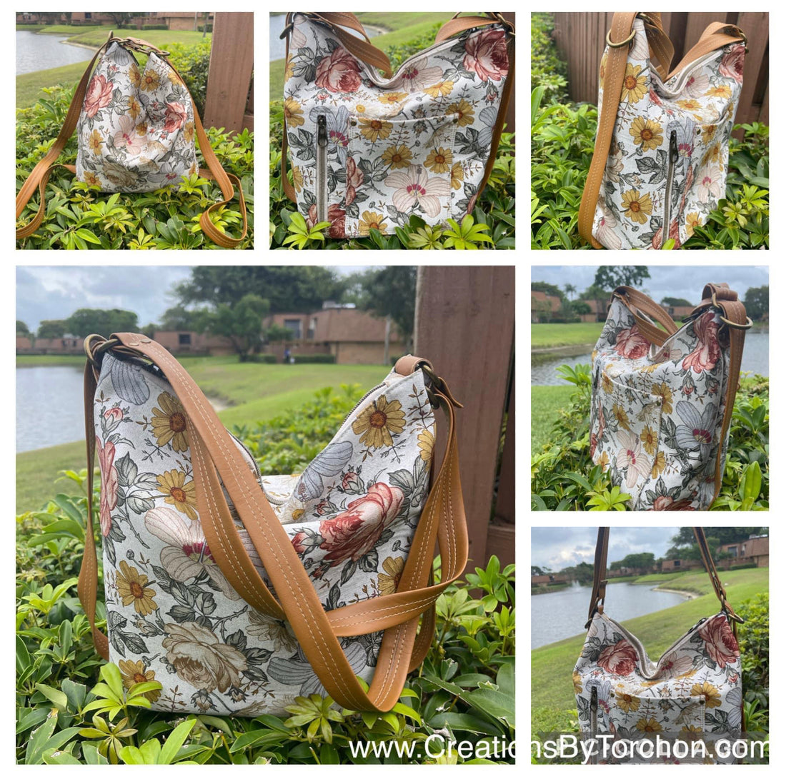 Krystal Convertible Bag PDF sewing pattern (includes SVGs and video!)