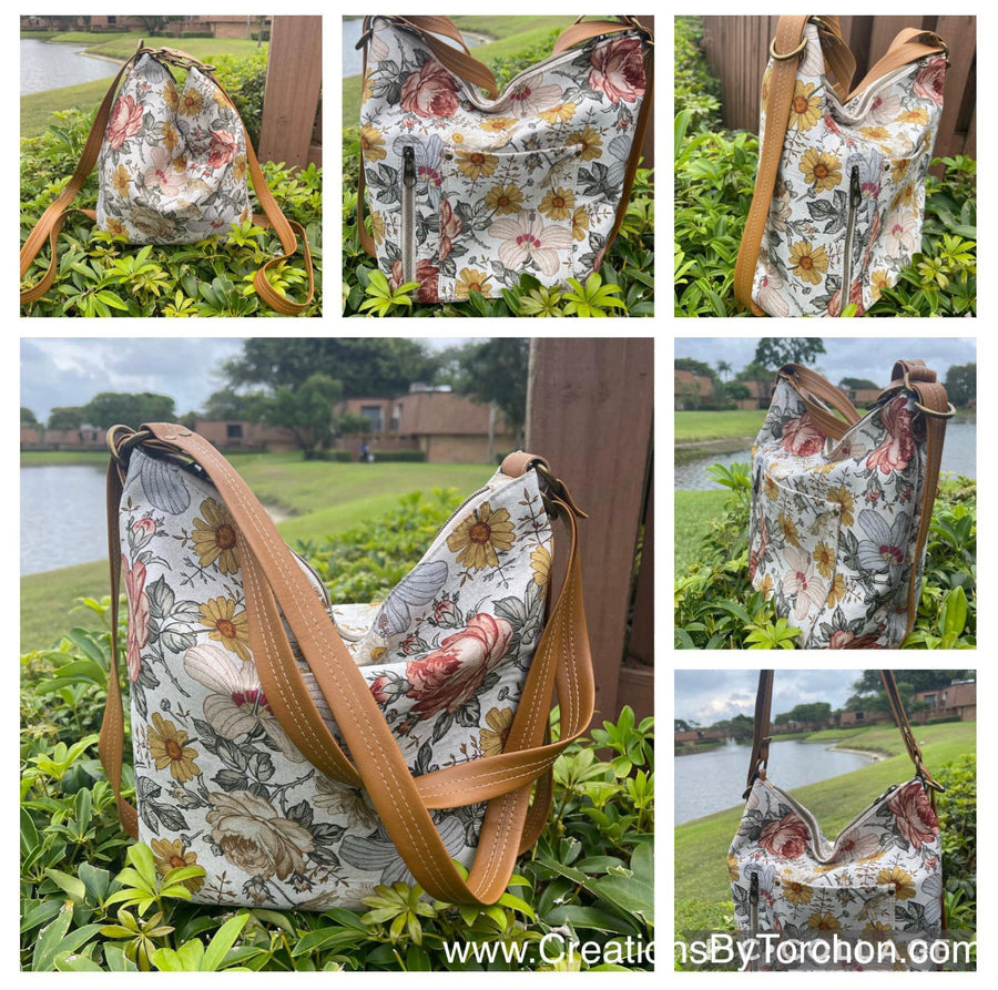 Convertible Backpack Paper Patterns Krystal Convertible Bag PAPER PATTERN (includes video!) – Linds ...