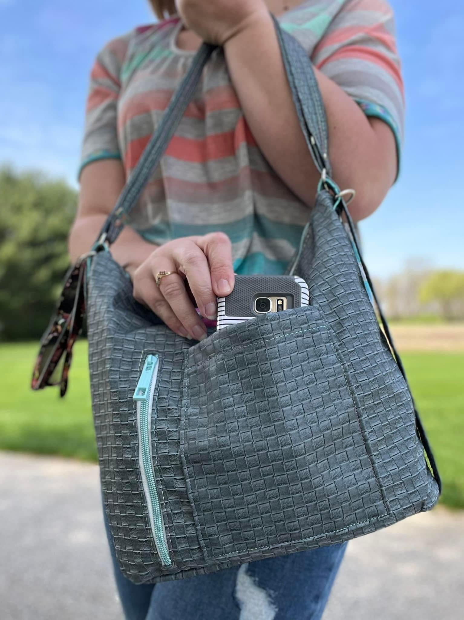 Convertible Backpack Paper Patterns Krystal Convertible Bag PAPER PATTERN (includes video!) – Linds ...